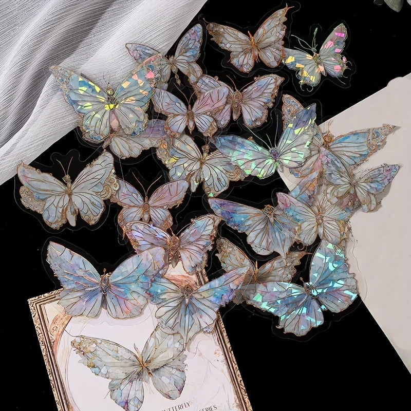Butterfly Cut Stickers DIY Junk Journal 20pc