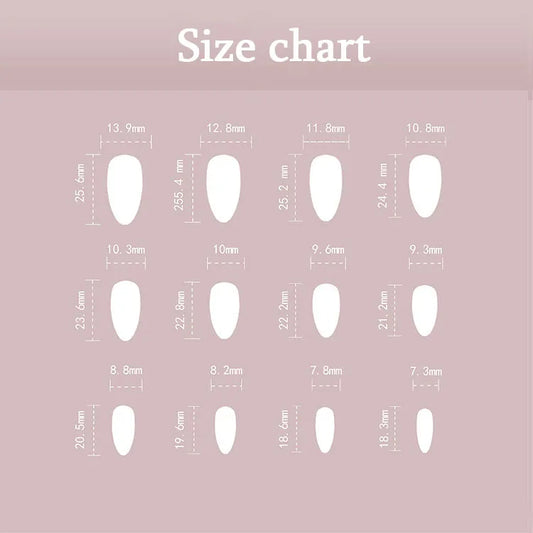 Rose Pink Glitter Almond Nails