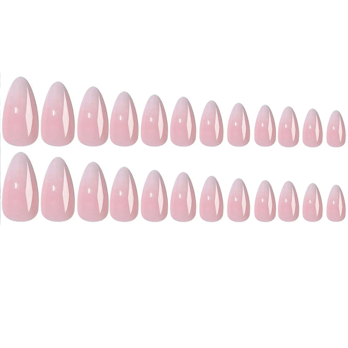 Pink Bow Almond Press-On Nails