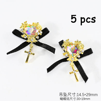 Zircon Pearl Luxury Nail Charms
