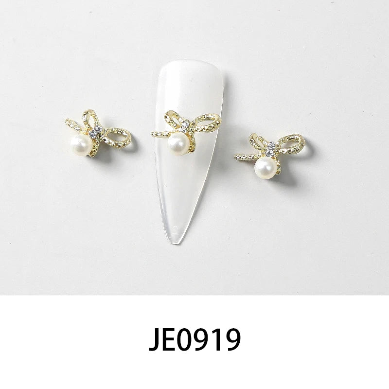 Crystal Alloy French Court Nail Charms