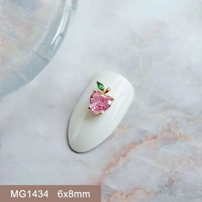 Summer Fruit Zircon Nail Charms 10pc