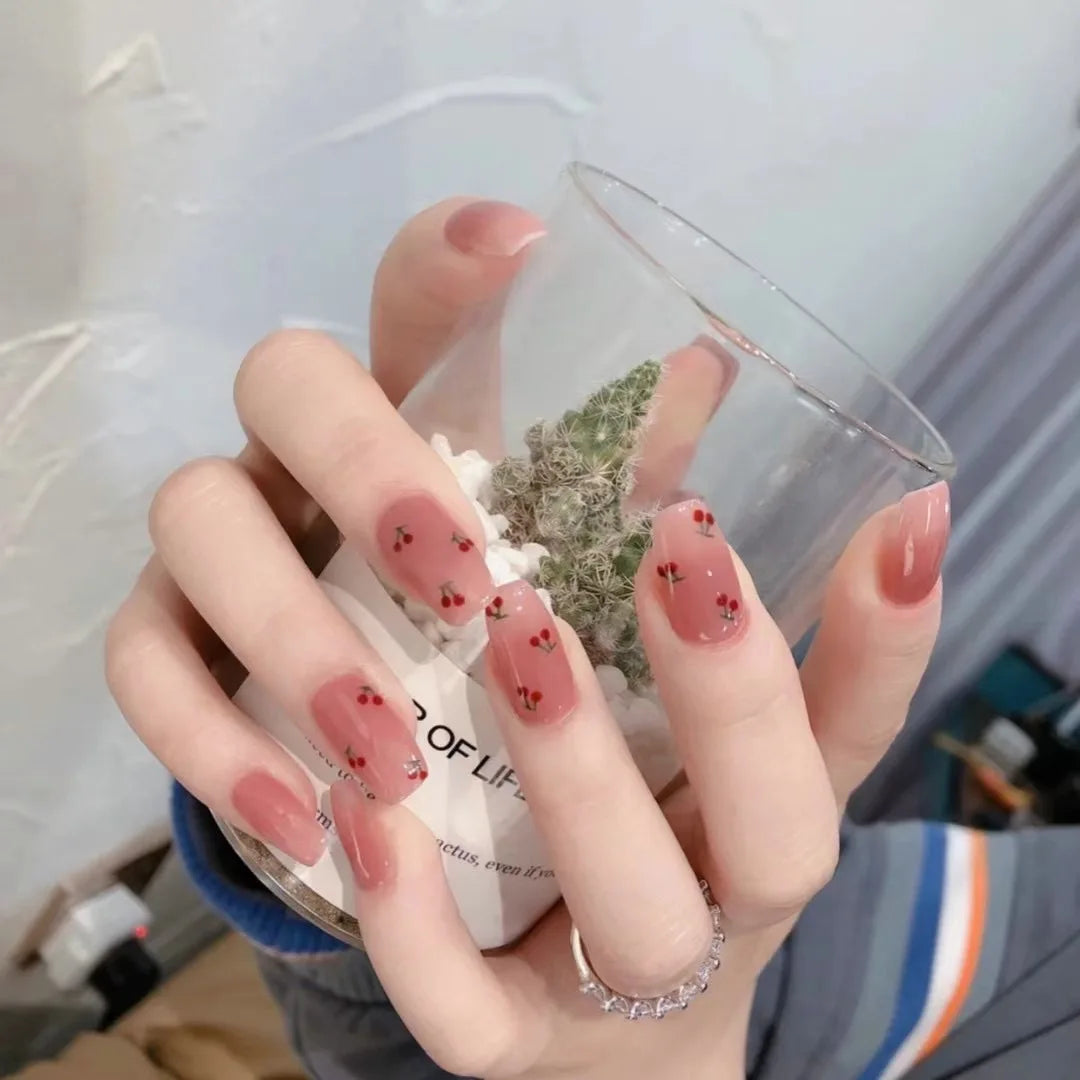 Ocean Star Moon Blue Press-On Nails