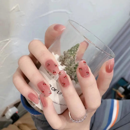 Ocean Star Moon Blue Press-On Nails