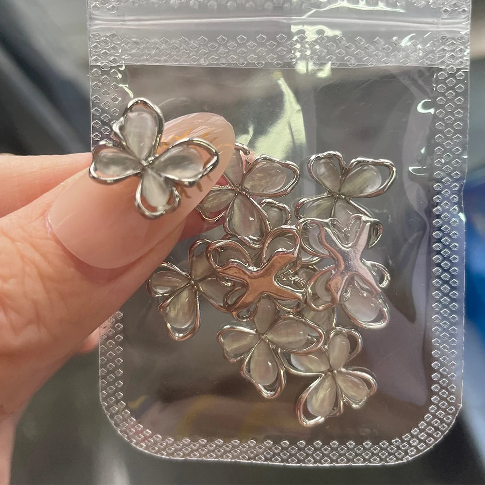 Crystal Alloy French Court Nail Charms