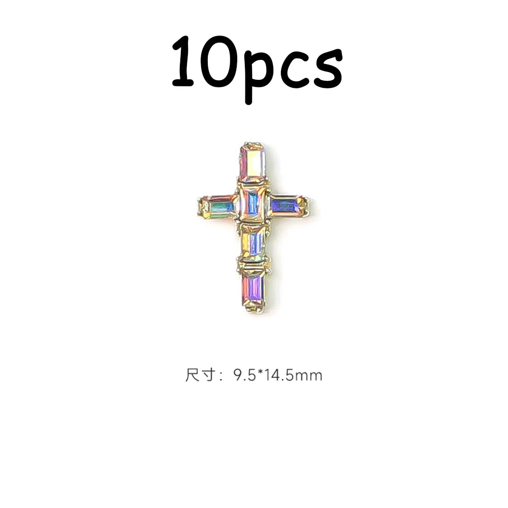 30/20/10PC Pink Ribbon Resin Bow Parts Nail Charms Mix-Style Bow Rhinestone Jewelry 8-12mm Y2K Accessory for DIY Manicure Decora