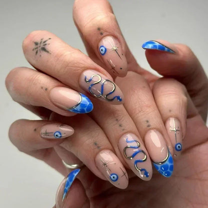 Pink Butterfly Ballet Press-On Nails