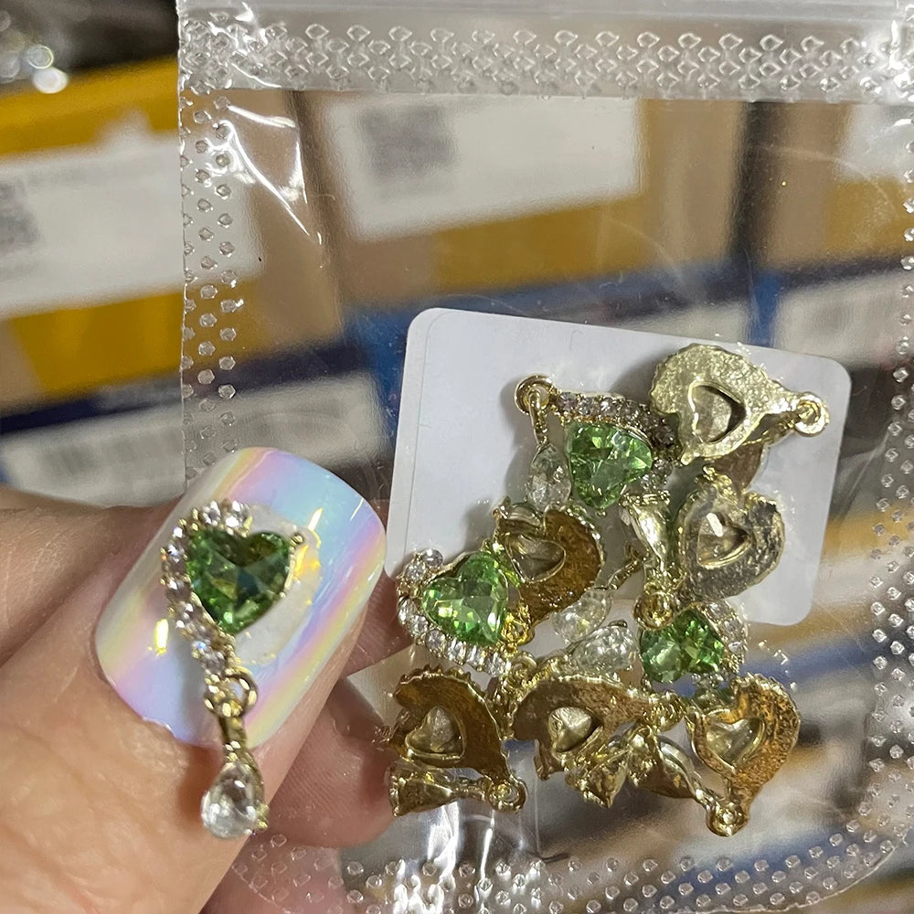 Crystal Alloy French Court Nail Charms