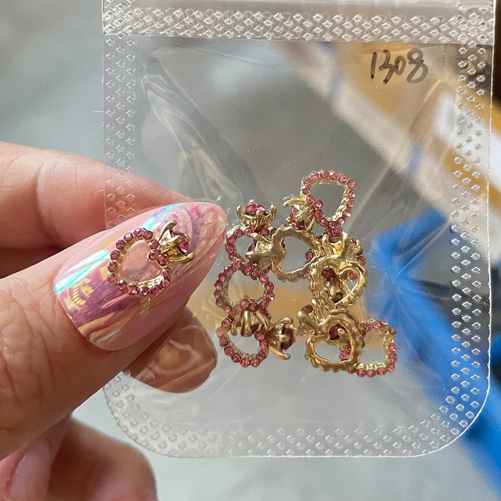 Crystal Alloy French Court Nail Charms