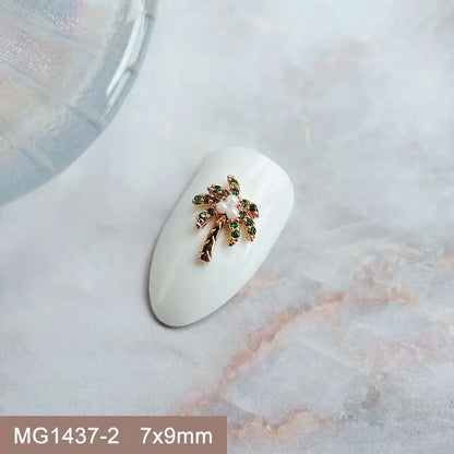 Summer Fruit Zircon Nail Charms 10pc