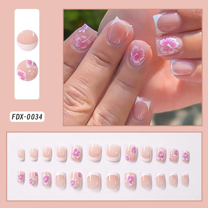 French Ballet Long Press-On Nails
