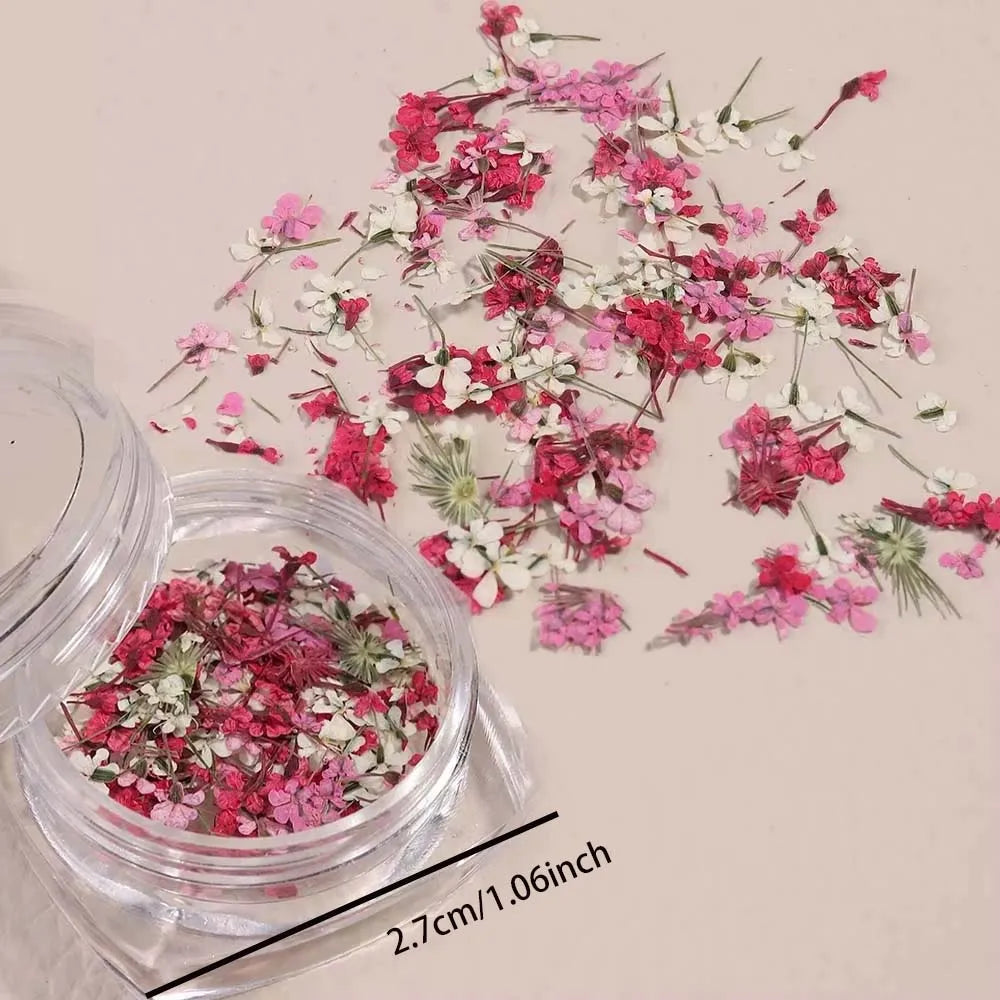 Spring Floral Leaf Nail Charm Box