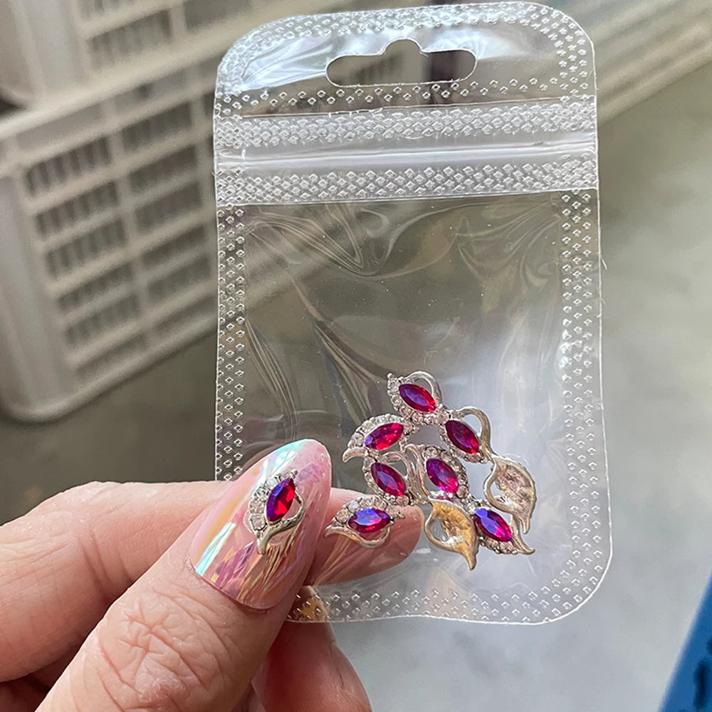 Crystal Alloy French Court Nail Charms