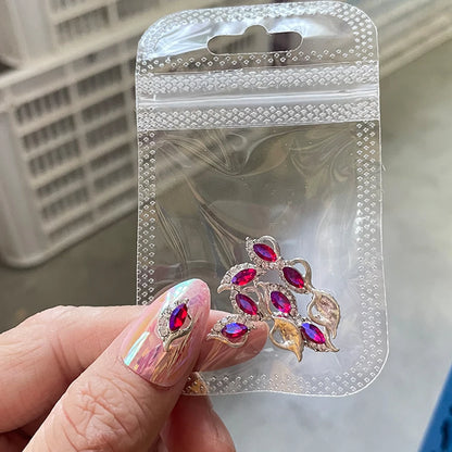 Crystal Alloy French Court Nail Charms