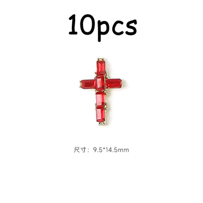 30/20/10PC Pink Ribbon Resin Bow Parts Nail Charms Mix-Style Bow Rhinestone Jewelry 8-12mm Y2K Accessory for DIY Manicure Decora