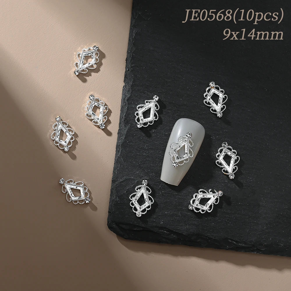 Zircon Pearl Luxury Nail Charms