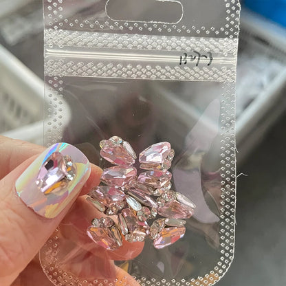 Crystal Alloy French Court Nail Charms