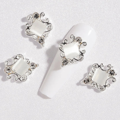 Crystal Alloy French Court Nail Charms
