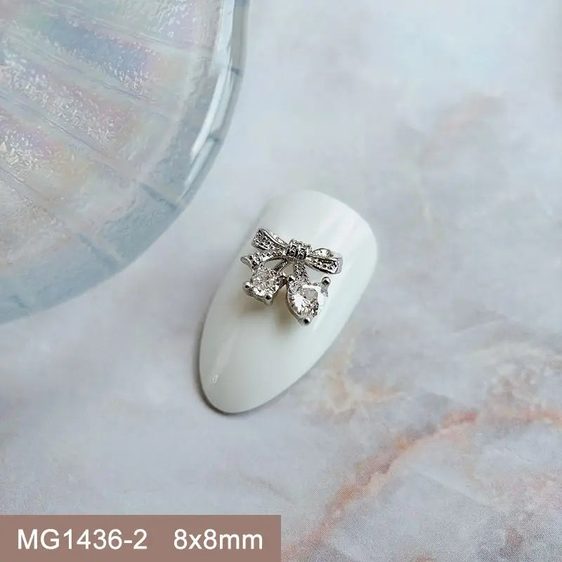 Summer Fruit Zircon Nail Charms 10pc