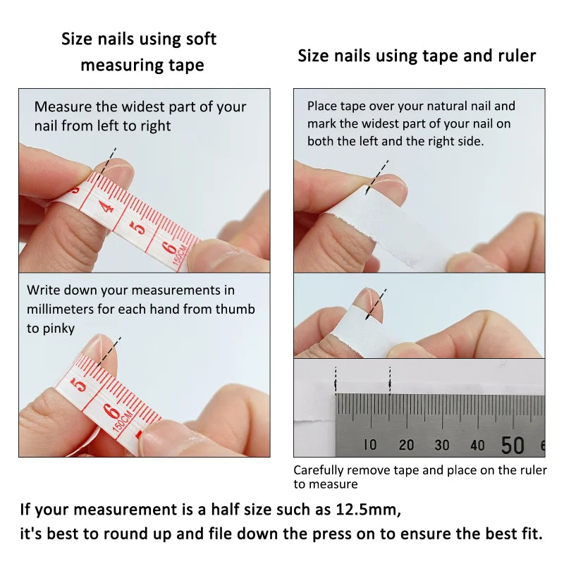 Blue Heart Stiletto Press-On Nails