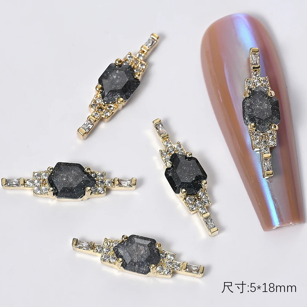 Zircon Pearl Luxury Nail Charms