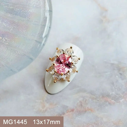 Summer Fruit Zircon Nail Charms 10pc