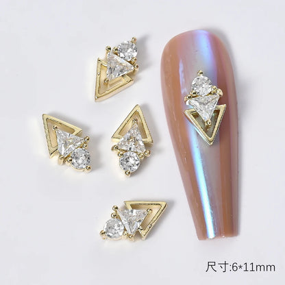 Zircon Pearl Luxury Nail Charms