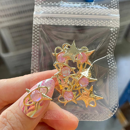 Crystal Alloy French Court Nail Charms