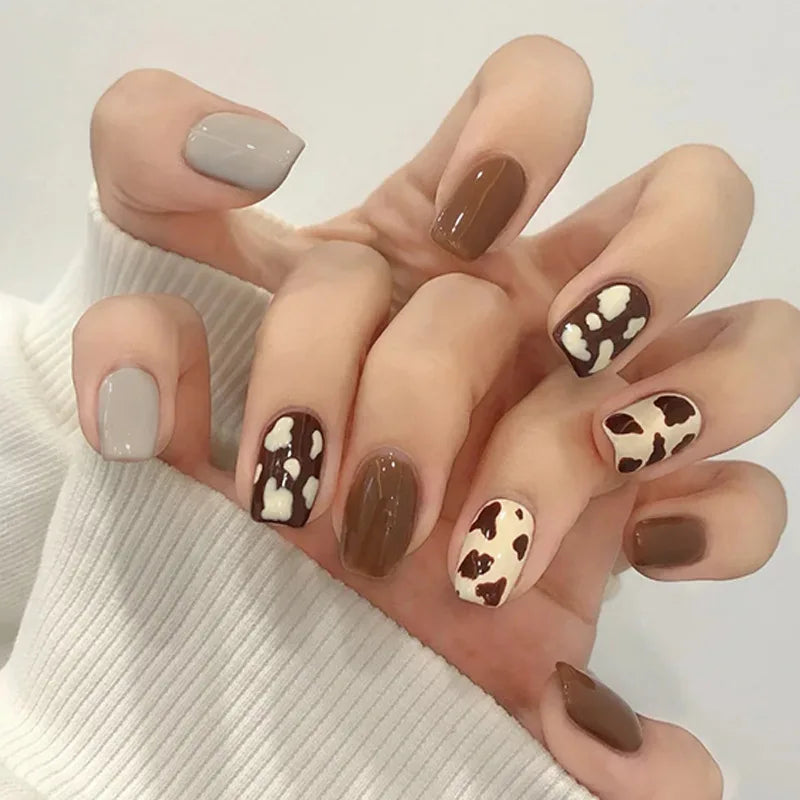 Ocean Star Moon Blue Press-On Nails