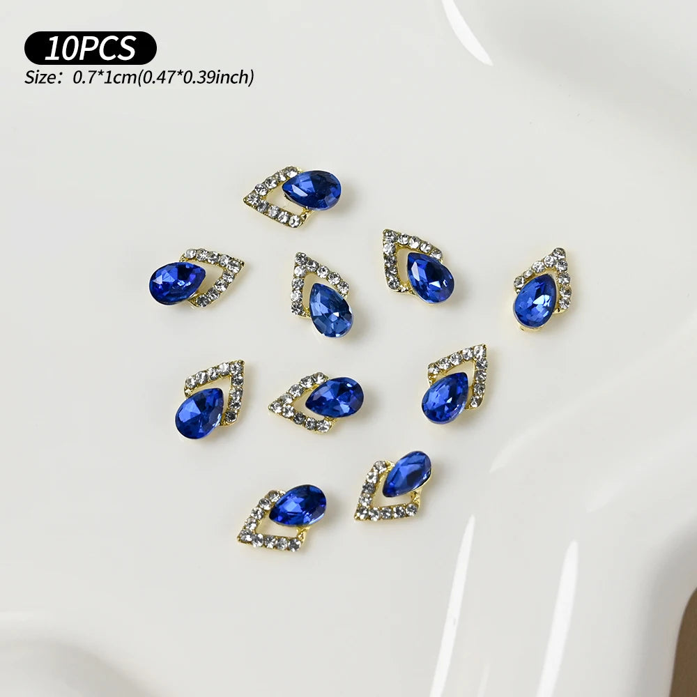 Zircon Pearl Luxury Nail Charms