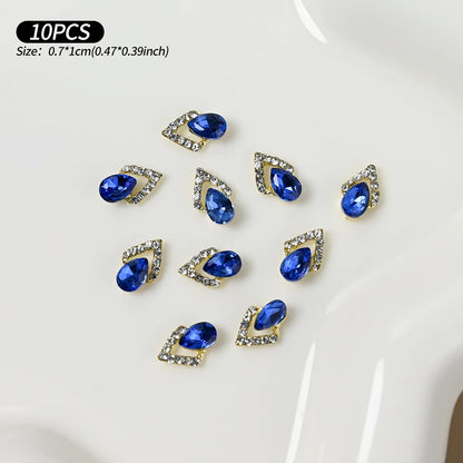 Zircon Pearl Luxury Nail Charms