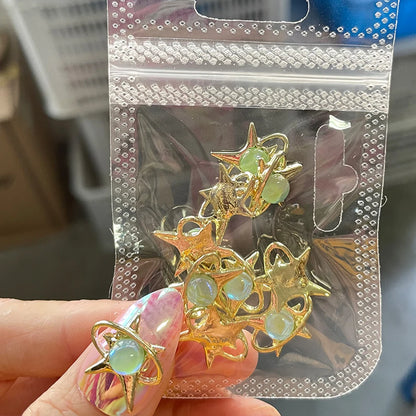 Crystal Alloy French Court Nail Charms