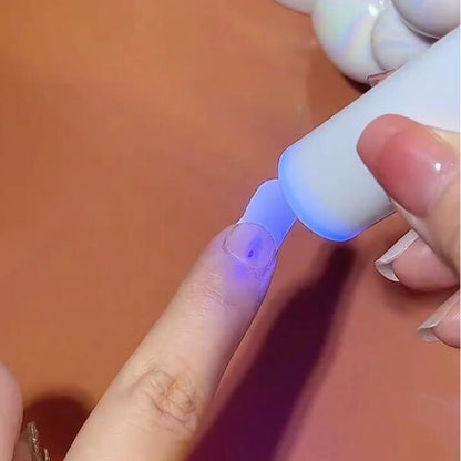 Clear Semi Cured Gel Nail Stickers infused Transparent Gel Polish Slider UV lamp Cured Extended Nails Tip Strips DIY Manicure*T1