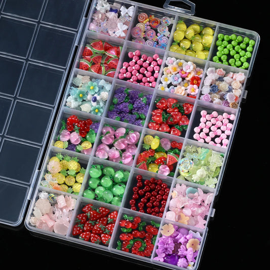 Fruit & Flower Summer Nail Charms Box