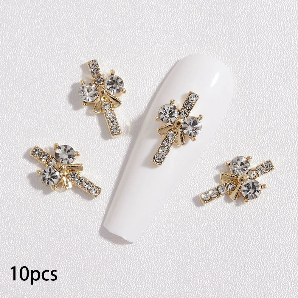 Zircon Pearl Luxury Nail Charms