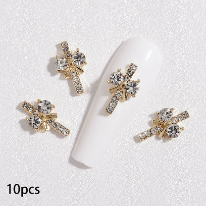 Zircon Pearl Luxury Nail Charms