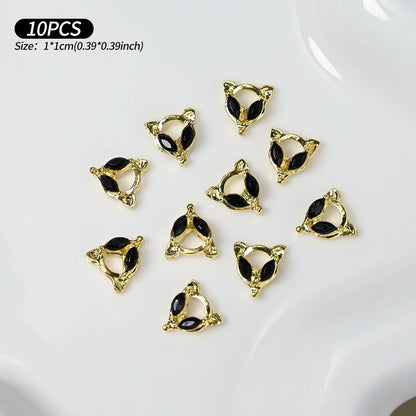 Zircon Pearl Luxury Nail Charms