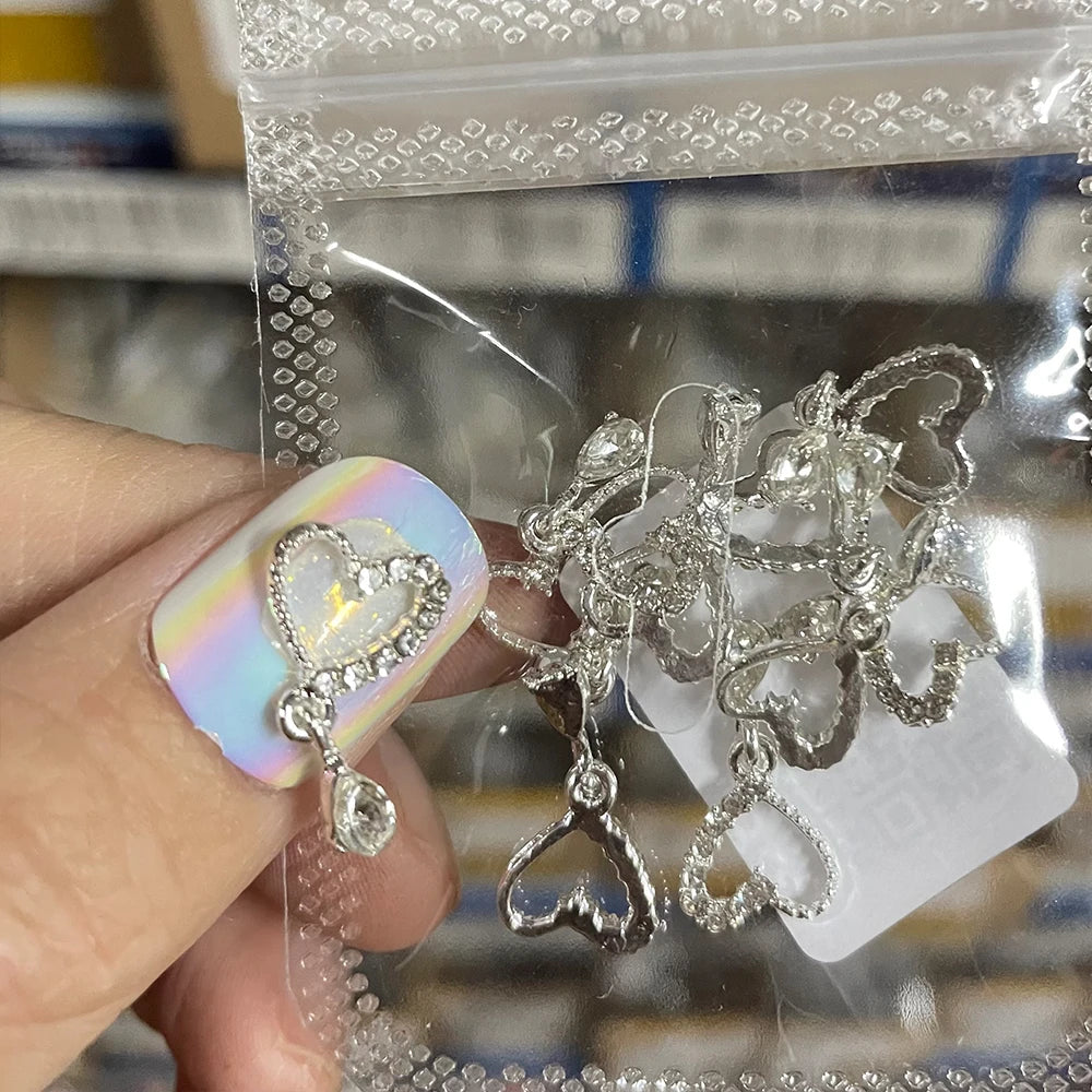 Crystal Alloy French Court Nail Charms