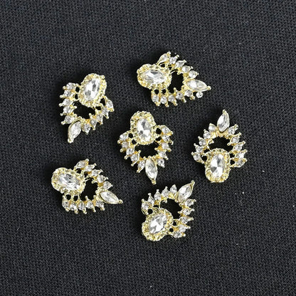 Crystal Alloy French Court Nail Charms