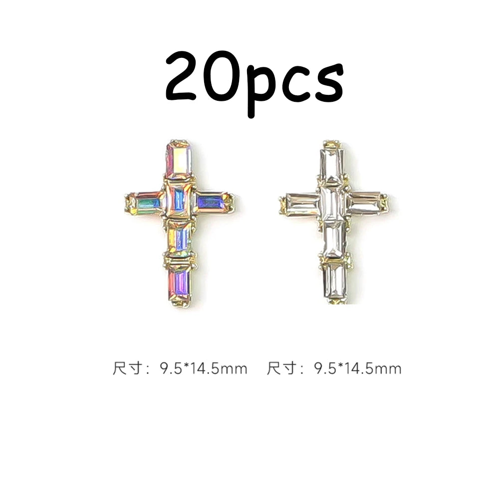 30/20/10PC Pink Ribbon Resin Bow Parts Nail Charms Mix-Style Bow Rhinestone Jewelry 8-12mm Y2K Accessory for DIY Manicure Decora