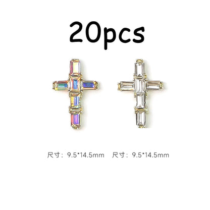 30/20/10PC Pink Ribbon Resin Bow Parts Nail Charms Mix-Style Bow Rhinestone Jewelry 8-12mm Y2K Accessory for DIY Manicure Decora