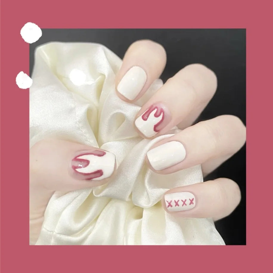 Ocean Star Moon Blue Press-On Nails