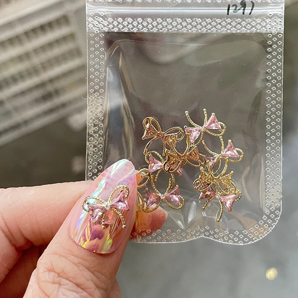 Crystal Alloy French Court Nail Charms