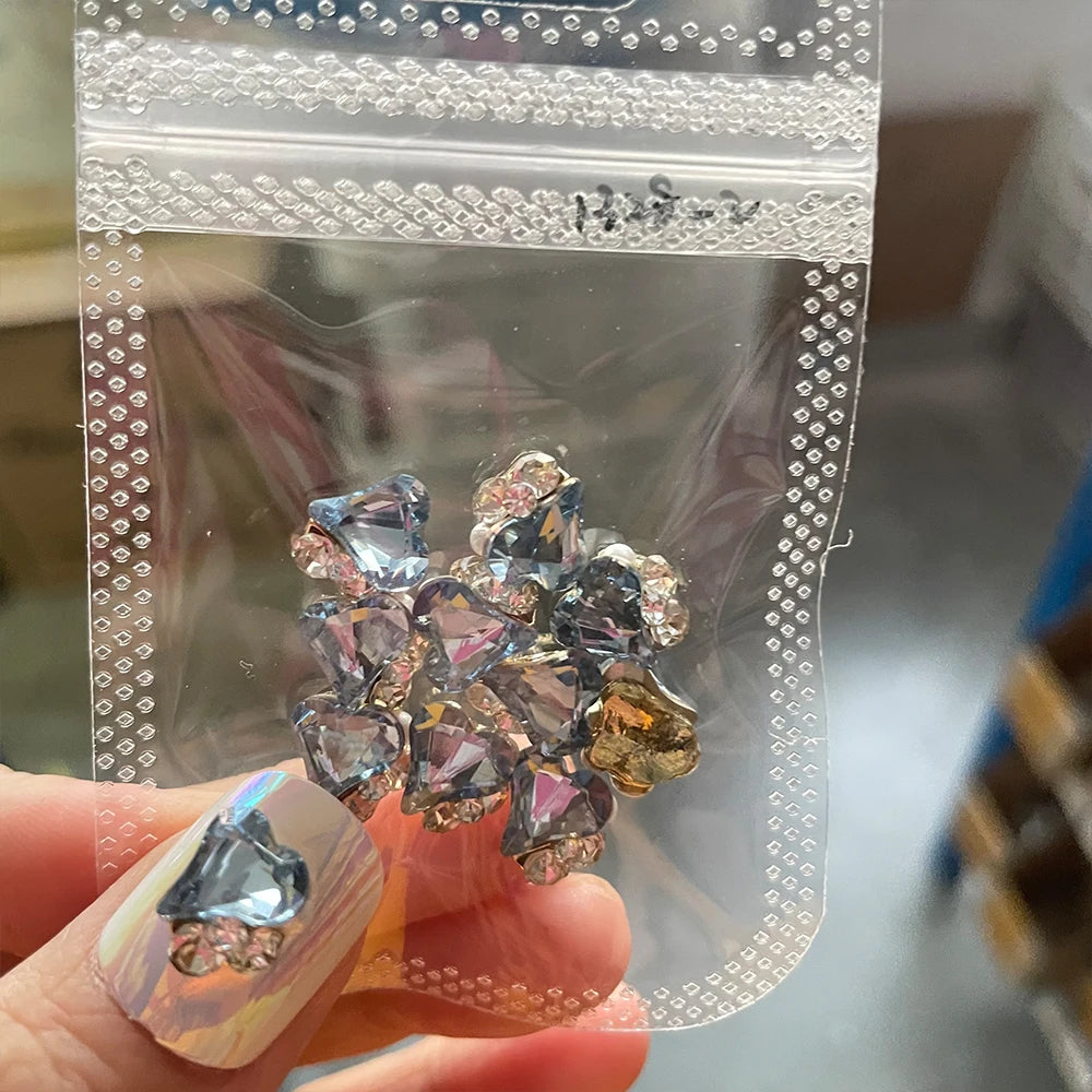 Crystal Alloy French Court Nail Charms