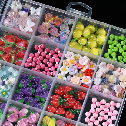 Fruit & Flower Summer Nail Charms Box