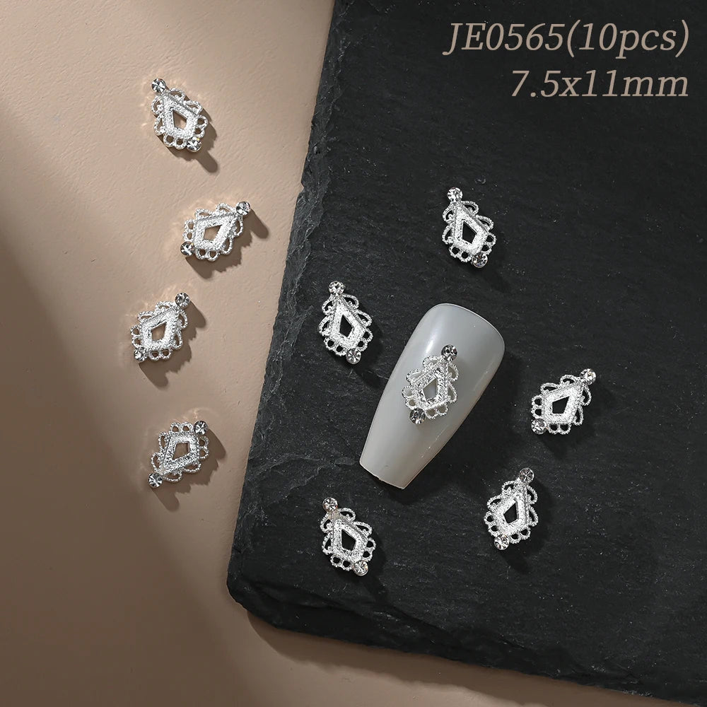 Zircon Pearl Luxury Nail Charms