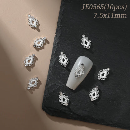 Zircon Pearl Luxury Nail Charms