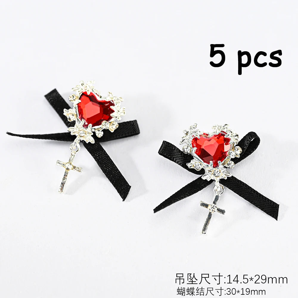 Zircon Pearl Luxury Nail Charms
