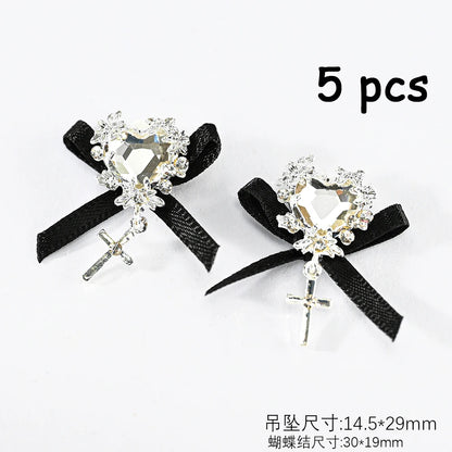 Zircon Pearl Luxury Nail Charms