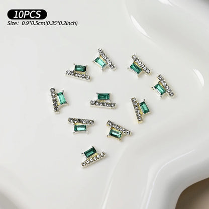 Zircon Pearl Luxury Nail Charms